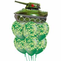 Букет Фигура Танк Т-34 7 шт