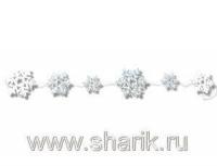 Подвеска Снежинка 66 см