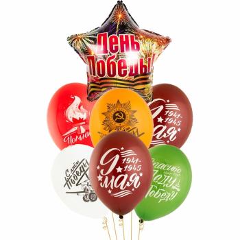 Букет День Победы! Салют 7 шт