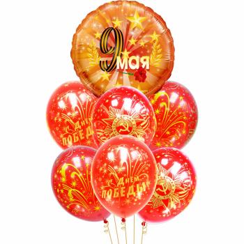 Букет 9 мая! Салют7 шт Букет 9 мая! Салют7 шт