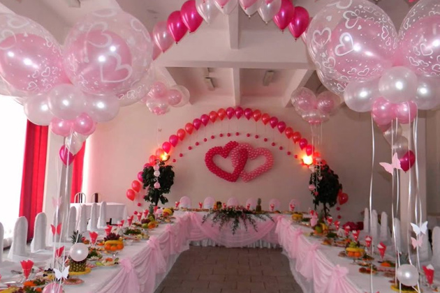 Оформление воздушными шарами