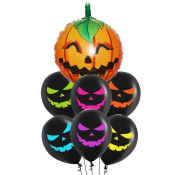 Букет Тыква на Хэллоуин оранжевая 7 шт Букет Тыква на Хэллоуин оранжевая 7 шт