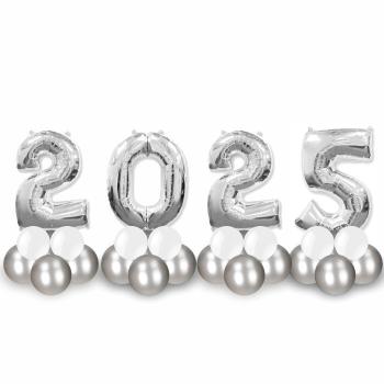 Букет Цифры 2024 на декоративной подставке 1 шт