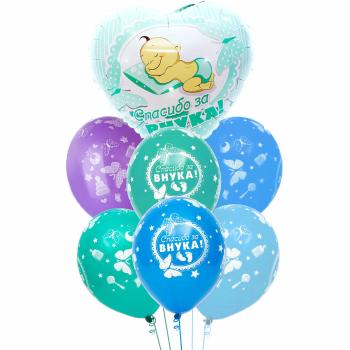 Букет Спасибо за внука 7 шт Букет Спасибо за внука 7 шт