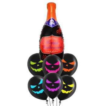 Букет Бутылка на Хэллоуин  7 шт Букет Бутылка на Хэллоуин  7 шт