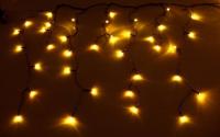 Гирлянда ш4,8 м в0,6 м нить черная LED180 л 8 р желтый 1 шт