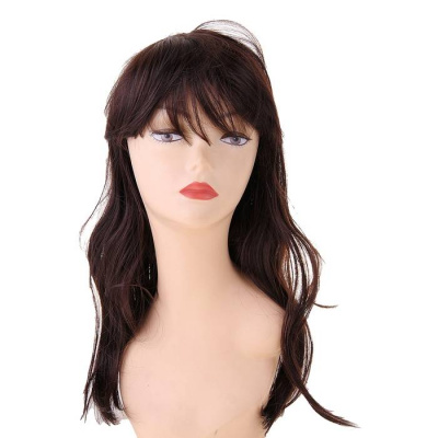 К Парик длинный Брюнетка прямые волосы 1 шт К Парик длинный Брюнетка прямые волосы 1 шт