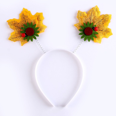 Ободок Осень на пружинках микс 1 шт Ободок Осень на пружинках микс 1 шт