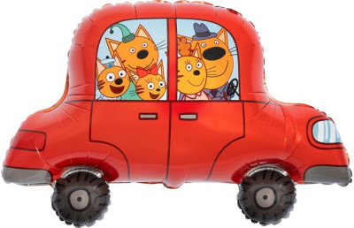 Шар фольга Фигура Три кота Автомобиль (FL) Шар фольга Фигура Три кота Автомобиль (FL)