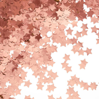 Конфетти Волна Веселья Звезда роз-зол хром фольга 1,5 см 50 г