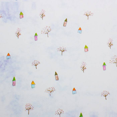 Бумага крафт Дерево 50*70 см 1 шт