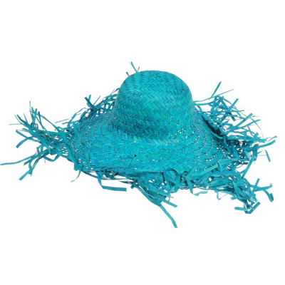 К Шляпа соломенная зеленая 1 шт