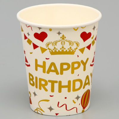 Стакан бум. С ДР белый 250 мл 6 шт Стакан бум. С ДР белый 250 мл 6 шт