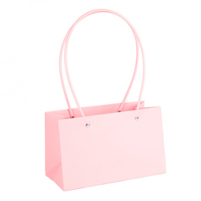 Сумочка для цветов розовый бабл-гам 22*10,5*13,5 см 1 шт