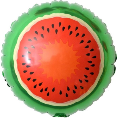 Шар Круг фольга 18" Арбуз (Fl) 