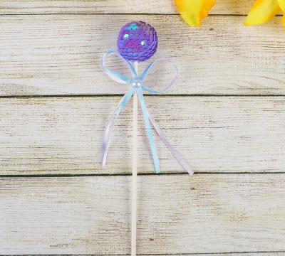 Топпер Шарик с лентами микс 1 шт Топпер Шарик с лентами микс 1 шт