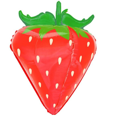 Шар фольга Фигура Клубника объемная (ВЗ) Шар фольга Фигура Клубника объемная (ВЗ)