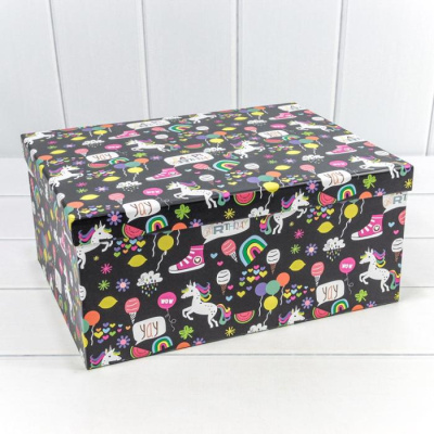 Коробка прямоуг Детство черн №4 22,5*15,8*9,5 см 1 шт