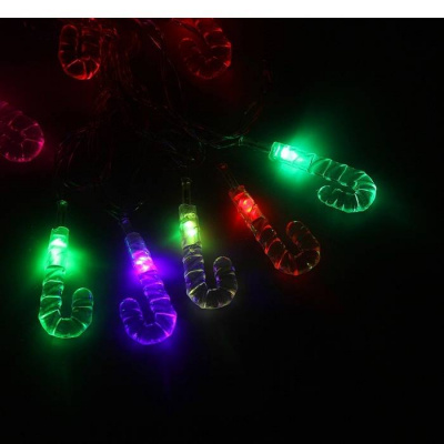 Гирлянда 5 м Леденец нить силикон LED20-220V мульти 1 шт Гирлянда 5 м Леденец нить силикон LED20-220V мульти 1 шт