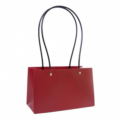 Сумочка для цветов бордо 22*10,5*13,5 см 1 шт