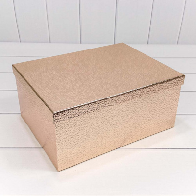 Коробка прямоуг Рельеф бронзовый №1 16,8*10,8*6,5 см 1 шт