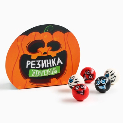 Жевательная резинка в коробке Хэллоуин Тыква 40 г 1 шт Жевательная резинка в коробке Хэллоуин Тыква 40 г 1 шт