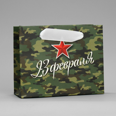 Пакет ламинат Красная звезда 15*12*5,5 см 1 шт