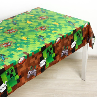Скатерть Пиксели 120*180 см 1 шт Скатерть Пиксели 120*180 см 1 шт