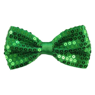 Бабочка зеленая пайетки 1 шт