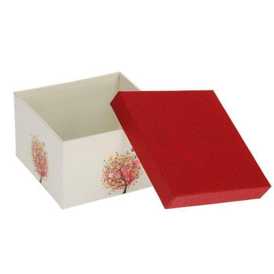 Коробка Квадрат Дерево бордо №4 18*18*10,5 см Коробка Квадрат Дерево бордо №4 18*18*10,5 см