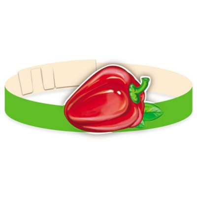 Маска - ободок картон Перец 1 шт Маска - ободок картон Перец 1 шт