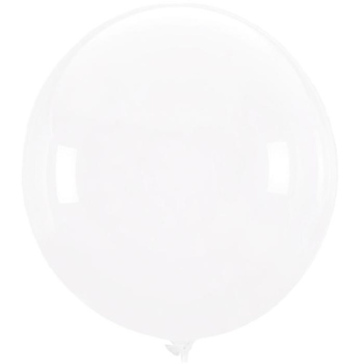 Шар фольга без рисунка Сфера Бабл 50" прозрачный 1 шт
