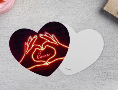 Открытка Любовь 7*6 см 1 шт Открытка Любовь 7*6 см 1 шт