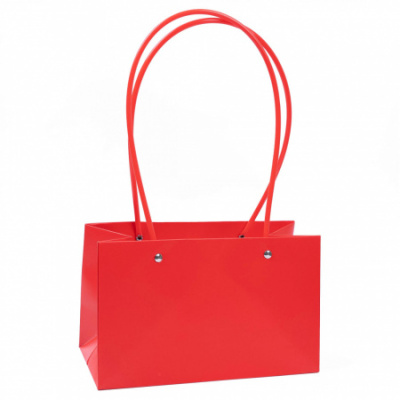 Сумочка для цветов красная 22*10,5*13,5 см 1 шт Сумочка для цветов красная 22*10,5*13,5 см 1 шт