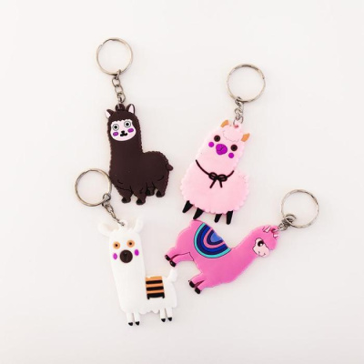 К Брелок Ламы резина микс 1 шт