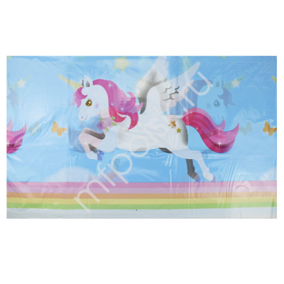 Скатерть Пати Бум п/э Единорог 140*180 см Скатерть Пати Бум п/э Единорог 140*180 см