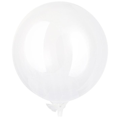 Шар фольга без рисунка Сфера Бабл 5" прозрачный 1 шт