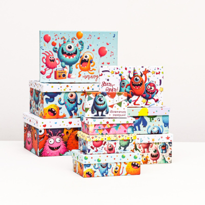 Коробка прямоуг Монстрики №7 24*15,5*9,5 см 1 шт
