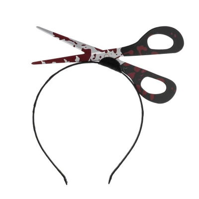 Ободок Ножницы с кровью 1 шт Ободок Ножницы с кровью 1 шт