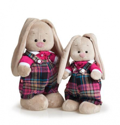 Мягкая игрушка Зайка Ми малина 25 см 1 шт