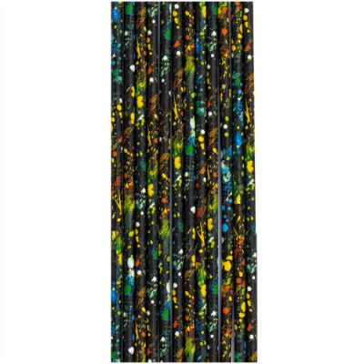 Трубочки для коктейля Веселая Затея Граффити 12 шт Трубочки для коктейля Веселая Затея Граффити 12 шт