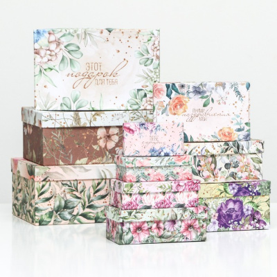 Коробка прямоуг Летняя феерия №10 30*19*11,5 см 1 шт