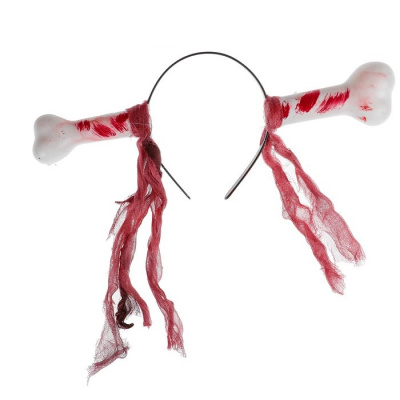 Ободок прикол Кость 1 шт