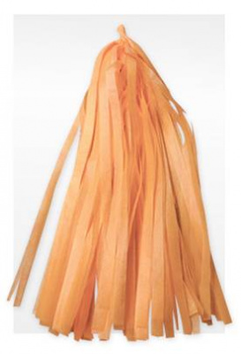 Гирлянда Тассел персиковая 3 м 12 листов