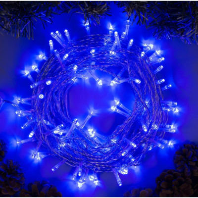 Гирлянда 10 м улич LED-100-24V синий 8 р 1 шт