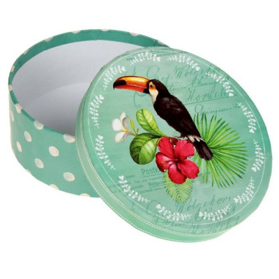 Коробка круг Тукан №3 17,5*7 см 1 шт Коробка круг Тукан №3 17,5*7 см 1 шт