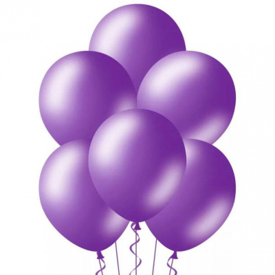 Букет Шары Металлик фиолетовые 35 см 1 шт