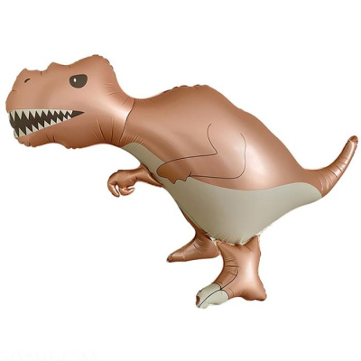 Шар фольга Фигура Динозавр коричневый сатин (ВЗ) Шар фольга Фигура Динозавр коричневый сатин (ВЗ)