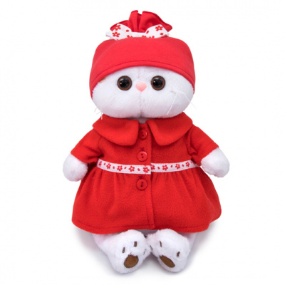 Мягкая игрушка Ли-Ли в красном пальто 27 см 1 шт