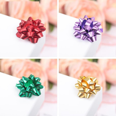 Бант Звезда в ассортименте d=3,5 1шт